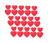 SOIMISS 50pcs Heart-Shaped Patch Wound Dressing for Boys and Girls Adults Flexible Fabric Bandages for Fingers Emergency Outdoor Camping and Skin Healing