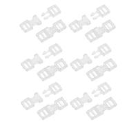 SOIMISS 50pcs Invisible Nail Clips Mini Traceless Snap Buckles Fastener Connectors Replacement for Manicure Nail Extension Clip Party
