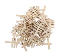 SOIMISS 50pcs Mini Wooden Road Signs for Dollhouse Miniature Traffic Signposts with Realistic Details Decorative Message Boards for Educational Play and Craft Versatile Small Sign