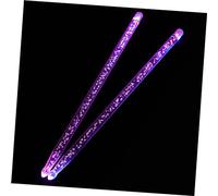 SOIMISS 5a Glow Drum Sticks for Jazz and Snare Drums Acrylic Material Tough and Not Easy to Crack round Shape and Stage Performance 2pcs Set
