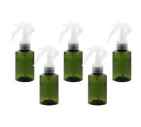 SOIMISS 5pcs 100ml Green Fine Mist Spray Bottles Set with One-hand Pressure Sprayer, Reusable Plastic Material, Environmentally Friendly, for Hair Styling and Plant Watering