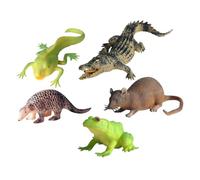 SOIMISS 5pcs Animal Squeeze Stress Relief Fidget Figures for Adults Soft Stretchy Tpr Material Lovely Sensory for Birthday Gifts and Relaxation