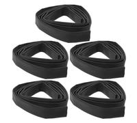 SOIMISS 5pcs Arrow Fletching Wraps Heat Shrink Tubing Black for Arrow Vanes | Neoprene Wrap, Holds Vanes Securely, Easy Installation, Spare Fitting Material for Arrow Assembly and Hunting