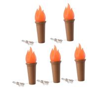SOIMISS 5pcs Battery Powered Flexible Cork Bottle Plug Lights with Warm White LEDs Lightweight Party String Light Decors for Indoor Outdoor Celebration