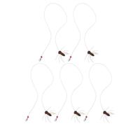 SOIMISS 5pcs Cat Refills Indoor Cat Teaser Replacement Heads Realistic Fly Simulation for Kitten Play and Pet Enrichment