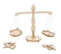 SOIMISS 5pcs DIY Balance Scale Stem Science Kit for Portable Educational Experiment for Classroom and Home Complete Assembled Science Activity for Learning and Inventive Play