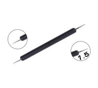 SOIMISS 5pcs Double Ended Nail Art Stylus Dotting Tools for Embossing Patterns Clay Modeling and Detailing Black