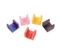 SOIMISS 5Pcs Finger Cuticle Protector Reusable Nail Polish Stencils with Protective Shield for Clean French Tips Mess Gel Application for Home