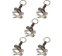 SOIMISS 5pcs Metal Horse Keychain Pendant for Bags Backpacks and Purses Unique and Horse Accessory for and Personal Use