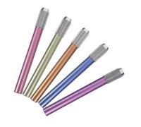 SOIMISS 5Pcs Metal Pencil Extenders for Artists Crayon Extension Tools Non Slip Holders for School and Art Projects Lightweight and Convenient Design