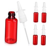 SOIMISS 5pcs Nasal Spray Bottles Empty Plastic Refillable Fine Mist Spray Bottles for Travel