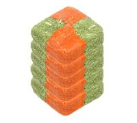 SOIMISS 5Pcs Natural Alfalfa Hay Molar Treats Bunny Chew for Small Animals Guinea Pig Snacks Rabbit Teething Snacks Safe Organic Rich Nutrition for Hamsters Chinchillas