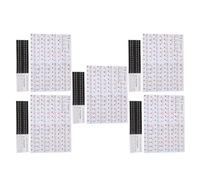 SOIMISS 5pcs Piano Stickers for Beginners Removable Note Labels Easy to Apply Keyboard Stickers for Boy Girl Music Learning Piano Key Labels Letters and Notes for Boys and Girls