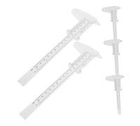 SOIMISS 5pcs Portable Plastic Vernier Calipers with Multi Unit Measurement Precise Pocket Fabrication Tools for Students Home Improvement Lab Experiments and Engineering Use