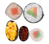 SOIMISS 5pcs Realistic Play Food Sushi Artificial Sushi Decor for Party Decorations Photography Props Authentic Japanese Culinary Display Models