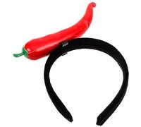 SOIMISS 5pcs Simulation Chili Headband for Parties and Cosplay Creative Decorative Hair Hoop for Men and Women Fun Pepper Design for Birthdays and Festive Celebrations