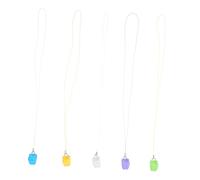 SOIMISS 5pcs Tooth Keepsake Box Cute Plastic Organizer for Tooth Storage Versatile Necklace and Decoration Design for Cherished Memories for School and Parties