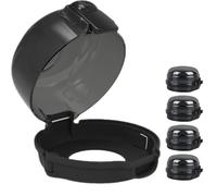 SOIMISS 5pcs Transparent Childproof Gas Stove Knob Covers for Kitchen Safety Oil-Resistant Oven Knob Guards Clear Protective Caps Prevent Accidental Touch by Pets