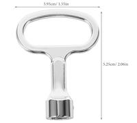 SOIMISS 5PCS Triangle Electric Utility Meter Box Keys Electric Cupboard Valve Cabinet Keys for Electricity and Gas Meter Boxes Radiator Bleed Plumbing Bleeding Tool Set