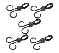 SOIMISS 5pcs Universal Stroller Hooks for Baby Bag Organizer and Diaper Bag Hanging, Sturdy Plastic Clips for Pram, Shopping Cart, and Baby Stroller Accessories in Daily Use