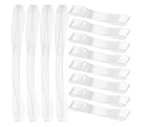 SOIMISS 6 Pairs TPU Invisible Shoe Strap for Heels, Anti-Slip Elastic Ankle Bands, No Show Detachable Heel Belt for Long Social Events,
