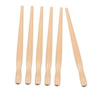 SOIMISS 6 Pcs Wooden Calligraphy Pen Handles Ergonomic Dip Pen Nibs Holders for Writing Drawing Manga Art with Comfort Grip for Artists and Beginners