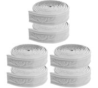 SOIMISS 6 Rolls Wallpaper Borders Self Adhesive, 90ft Self Adhesive Caulk Strip Sealant Tape Peel and Stick Molding for Bathroom, Kitchen, Bathtub, Toilet, Sink, Wall Floor, with Sealing Tool White