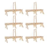 SOIMISS 6 Sets Cable Stayed Bridge Building for Handmade Stem Science Kit for Physics Experiments Engaging DIY Craft to Spark Creativity and Family Interaction