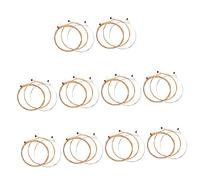 SOIMISS 60pcs Folk Guitar Strings Stainless Steel Acoustic Strings for Enhanced Tone Playability for Beginners Performers Convenient Installation Suitable for All Acoustic Guitars