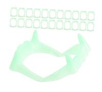 SOIMISS 60pcs Glow Dark Vampire Fangs Quick Transformation Halloween Cosplay Props for Adults and Spooky Realistic Tooth Decorations for Parties and Roleplay
