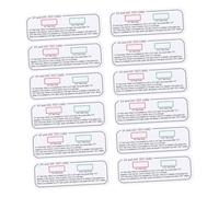 SOIMISS 60pcs Uvc Test Cards Identifying Cards Uvc Test Strips for Light Effects Tester