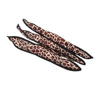 SOIMISS 6pcs Adorable Leopard Print Hair Curlers Sponge Reusable Tight Hair Grip Large Rollers for Women DIY Styling Tools