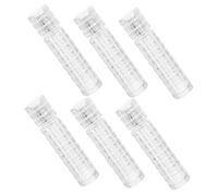 SOIMISS 6pcs Bitters Atomizer Refillable Glass Sprayer Bottle for Cocktails Portable Jar with Lid for Bartenders Design for Flavor Integrity