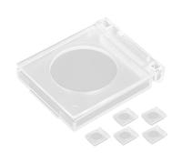 SOIMISS 6pcs Button Switch Cover Push Button Protector Protective Cover for Wall Switches for Industrial and Home Use (33x28x6mm Hole Diameter 19mm