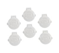 SOIMISS 6pcs Childproof Button Safety Locks for Washing Machine and Car Reliable Brake Switch Protection Covers Prevent Accidental Operation Stable and for Family Safety