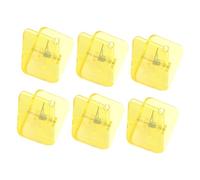 SOIMISS 6Pcs Clear Wall Pee Pad Holder Invisible Dog Potty Training Clips Durable Wall Ceiling Mount Bracket for Indoor Outdoor Use Orientation for Versatile Installations