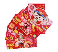 SOIMISS 6pcs Creative Cartoon Snake Year Red Envelopes for Chinese Year Spring Festival Lucky Money Bags with Traditional Cultural Design and Cute for Weddings Birthdays