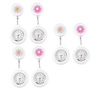 SOIMISS 6pcs Daisy Chest Watch Nurse Chest Watches Portable Nursing for Nurses Cooking Pocket Hanging Style