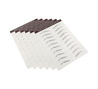 SOIMISS 6pcs Eyebrow Transfer Stickers Makeup Brow Sticker Imitation Eyebrow Tattoos Brown Water Transfer Paper Soybean Ink No Recovery Time No Painful Surgery for Makeup Lovers