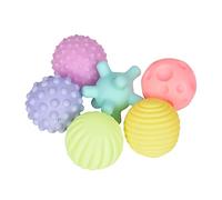 SOIMISS 6Pcs Grabbing Ball Soft Sensory Massage Balls for Promote Grasping Tactile Perception and Hand Eye Coordination for Months