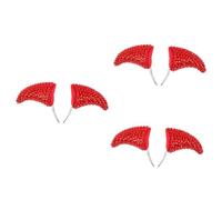 SOIMISS 6pcs Halloween Devil Horns Clip Gothic Costumes Hair Claws Party Decorations Accessories