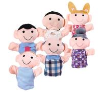 SOIMISS 6pcs Hand Puppet for Soft and Safe Role Play Puppets Design for Interactive Storytelling and Imagination Activities for Boys