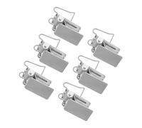 SOIMISS 6pcs Heavy Duty Silver Rug Clips for Wall Display Quilt Hangers for Tapestry Carpet Curtain Easy to Install Decorative Curtain Hooks for Home and Office