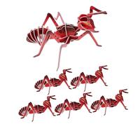 SOIMISS 6pcs Insect Puzzle Science Education Kit with Realistic Ant Models Creative DIY Assembly Brain Teaser for Teens Boys Stem Learning Enhancing Problem-solving and Insect Anatomy