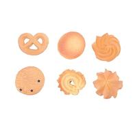 SOIMISS 6pcs Kawaii Biscuit Hairpins Funny Cookies Hair Clips Novelty Simulated Food Hair Barrettes for Girls