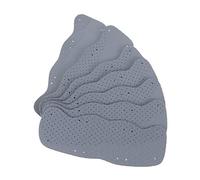 SOIMISS 6pcs Light Grey Hard Hat Sweatbands with Snap Fasteners Sweat Absorbing Liners for Construction Workers Washable Padding for Safety Helmet Comfort and