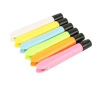 SOIMISS 6pcs Magnetic Chalk Clips Chalk Holders Practical Covers for Classroom Use Keep Hands Clean Prevent Breakage Random Colors Random Color