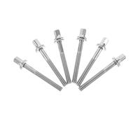 SOIMISS 6pcs Metal Drum Tension Rods Percussion Hardware Bolts Drum Spare Accessory for Snare Instrument Parts Replacement Screws