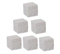 SOIMISS 6pcs Mineral Stone Calcium Chew for Hamster and Small Animals, 5cm Natural Rock Material, Helps Prevent Cage Grinding and Adds Nutritive Substances for Healthy Teeth