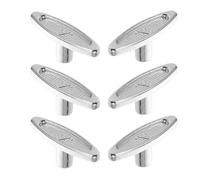 SOIMISS 6pcs Musical Box Keys Iron Windup Mechanism Stable Music Playback Silver Decorative Box Handles Repair and Creations DIY Enjoyment